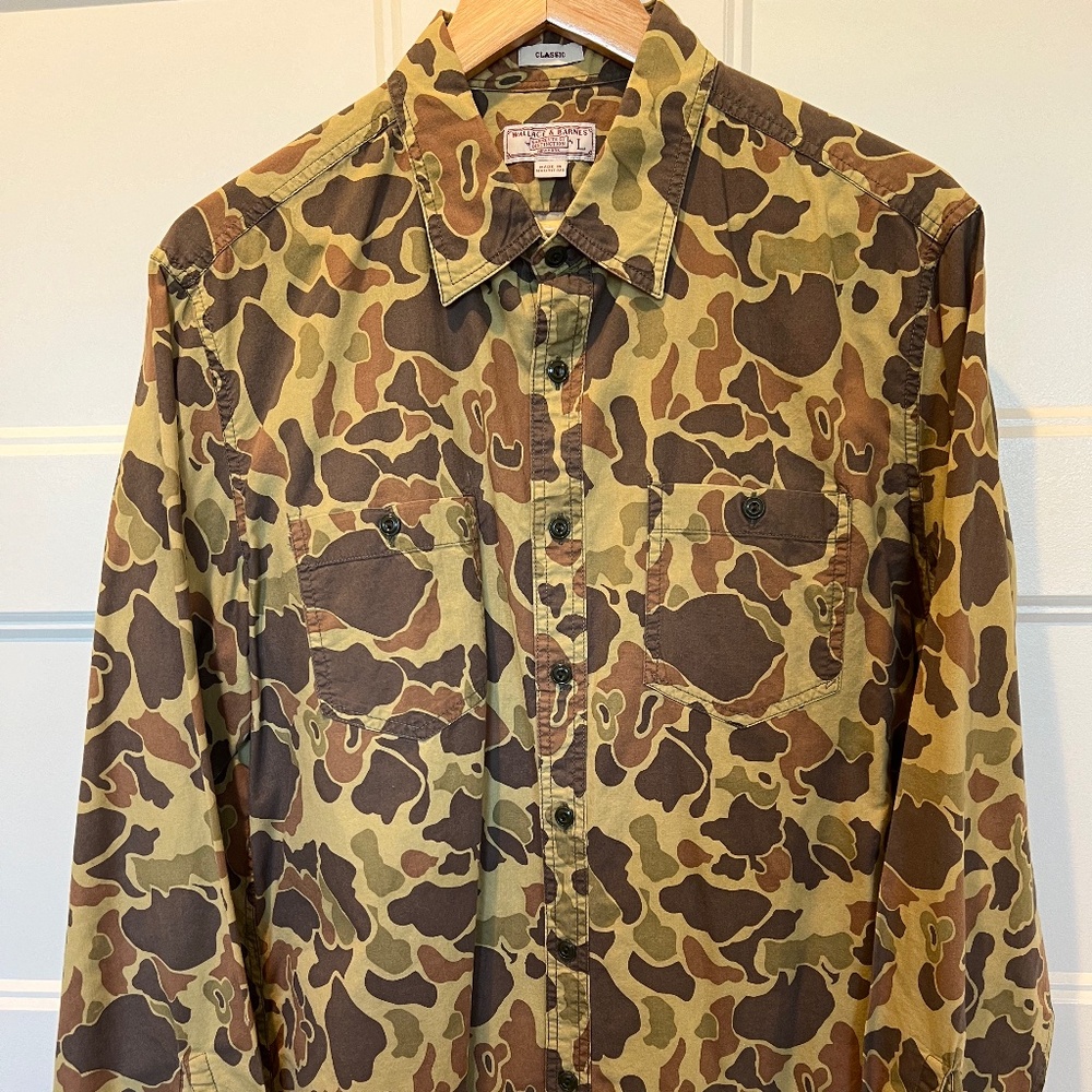 Wallace & Barnes Came Button Down Shirt